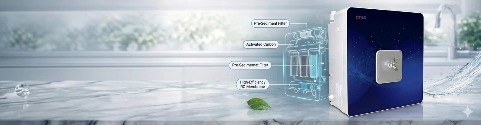 CT-40 RO Water Purifier