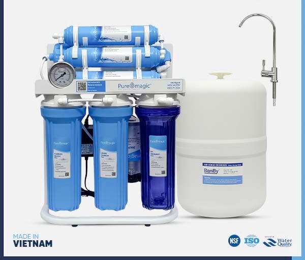 Pure Magic Stand & Pressure Meter 7 Stage 100-GPD